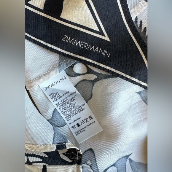 SOLD •Zimmermann Ladybeetle Scarf tie size 1 with spare buttons - Picture 8 of 8